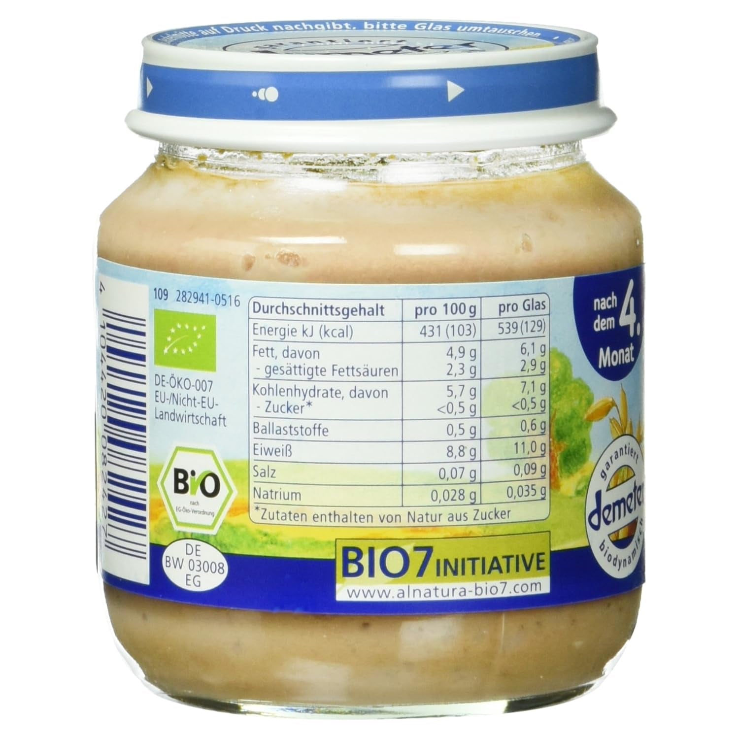 Préparé à partir de bœuf biologique, 125 g