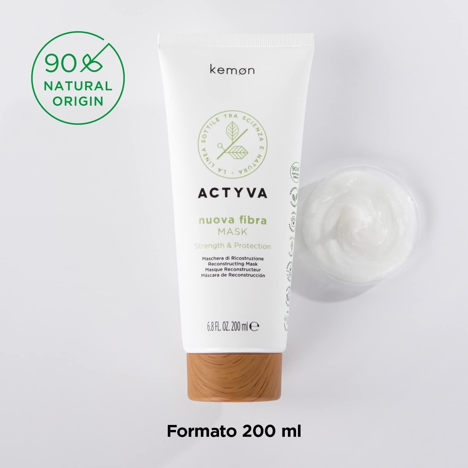 KEMON Actyva Nuova Fibra Mask 200 ml Masque capillaire Naty Shop