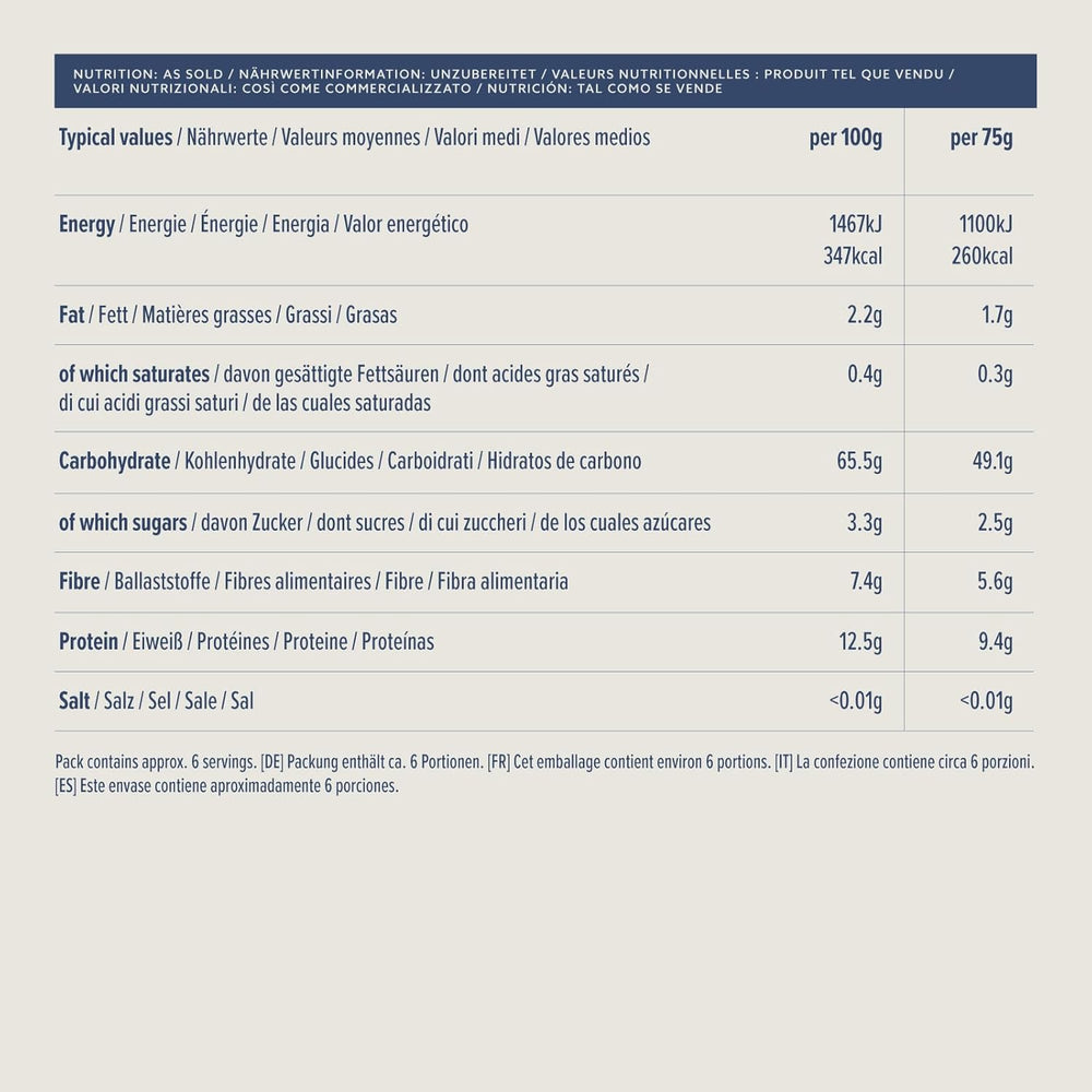 Spaghettis de blé entier d'Amazon, 500g