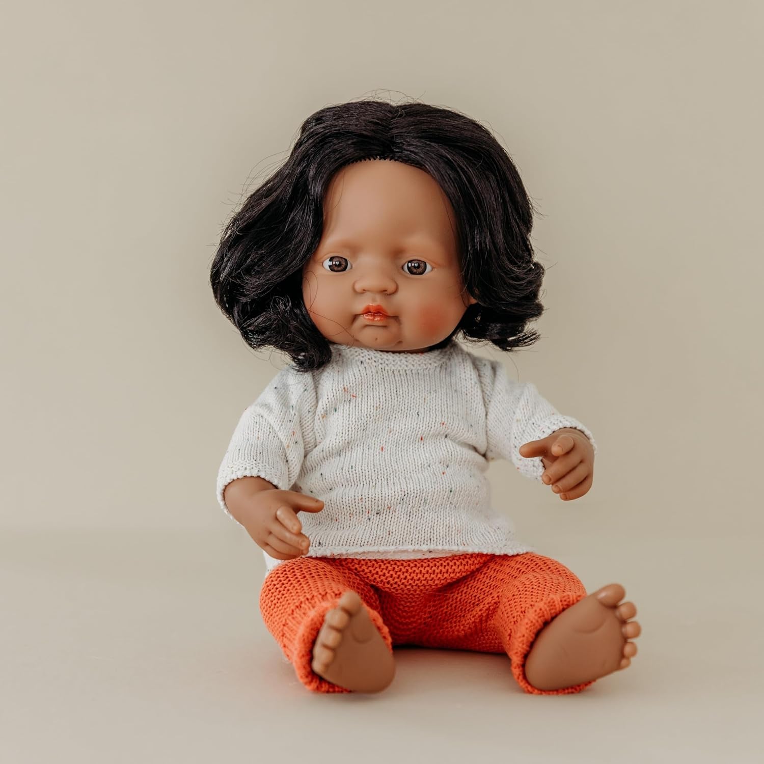 Miniland Babypuppe sud-américain pour filles 38 cm-31058, Zufällig