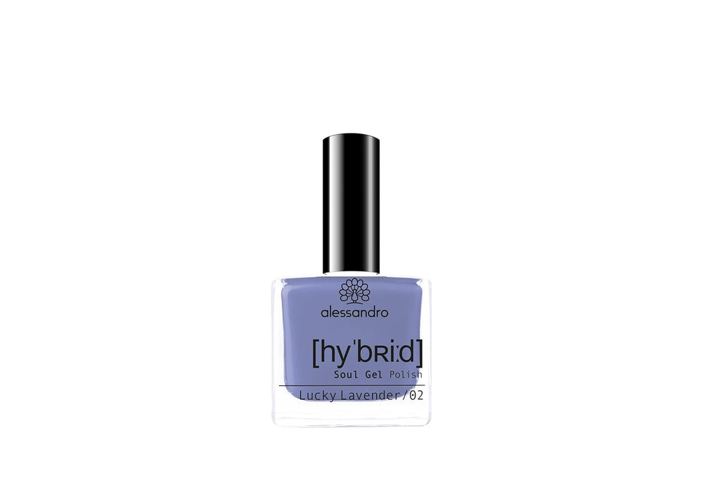 Vernis hybride Alessandro Lucky Lavender - teinte lavande - Des ongles parfaits en seulement 3 étapes, sans LED - Dure jusqu'à 10 jours !