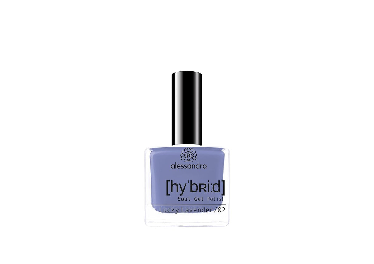 Vernis hybride Alessandro Lucky Lavender - teinte lavande - Des ongles parfaits en seulement 3 étapes, sans LED - Dure jusqu'à 10 jours !