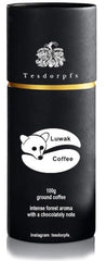 Tesdorpfs Café 100 % Kopi Luwak Arabica | Café civette torréfié City 100g | Machines à café ou à thé | Kaffeespezialität comme cadeau pour les amateurs de café von Tesdorpf (Ganze Bohnen)