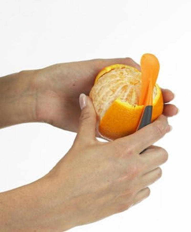 Lurch 10047 Éplucheur à Orange avec Lame en Nylon pour un Nettoyage Facile Eplucheur Naty Shop