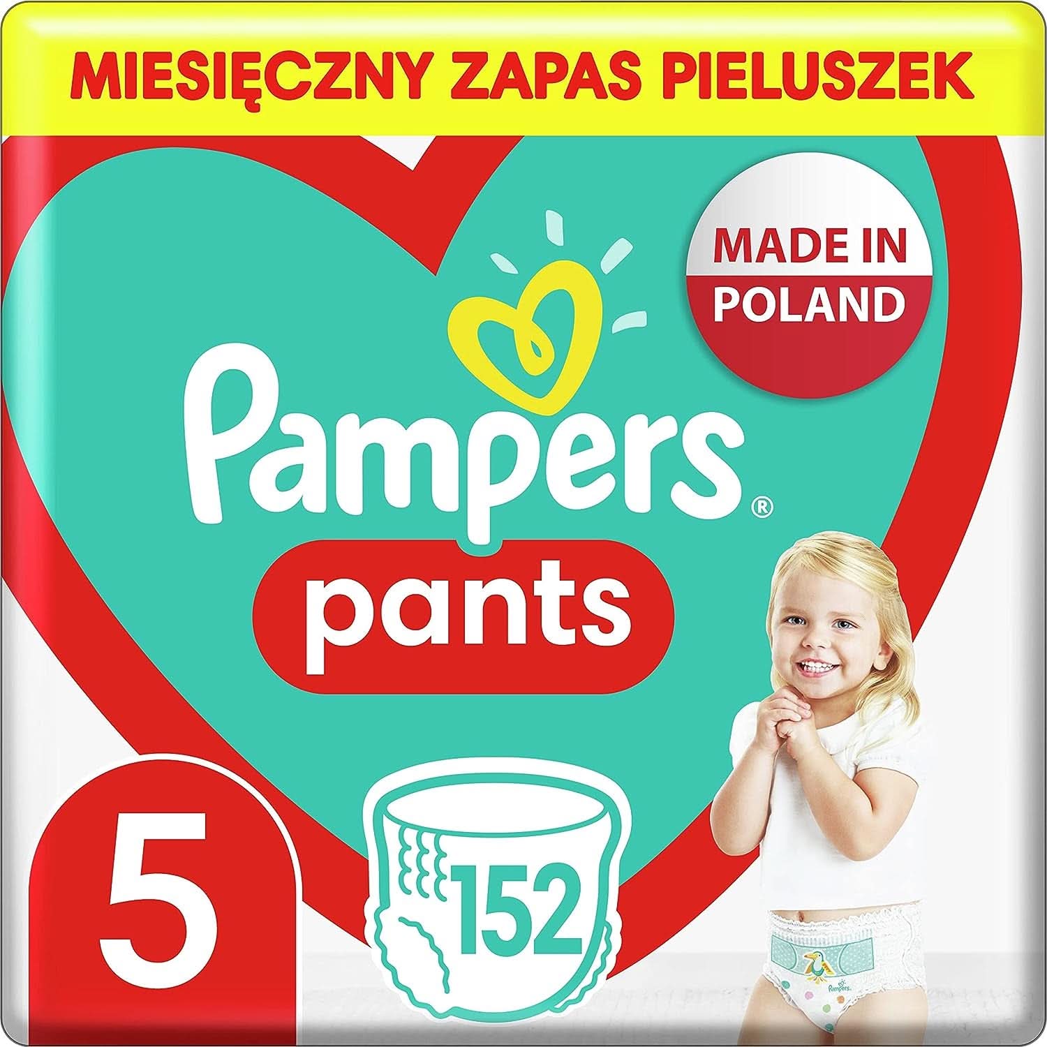 Pampers (version classique), pantalons garçon/fille 7 74 pcs Mère et Bébé Naty Shop 5 (152 pcs)