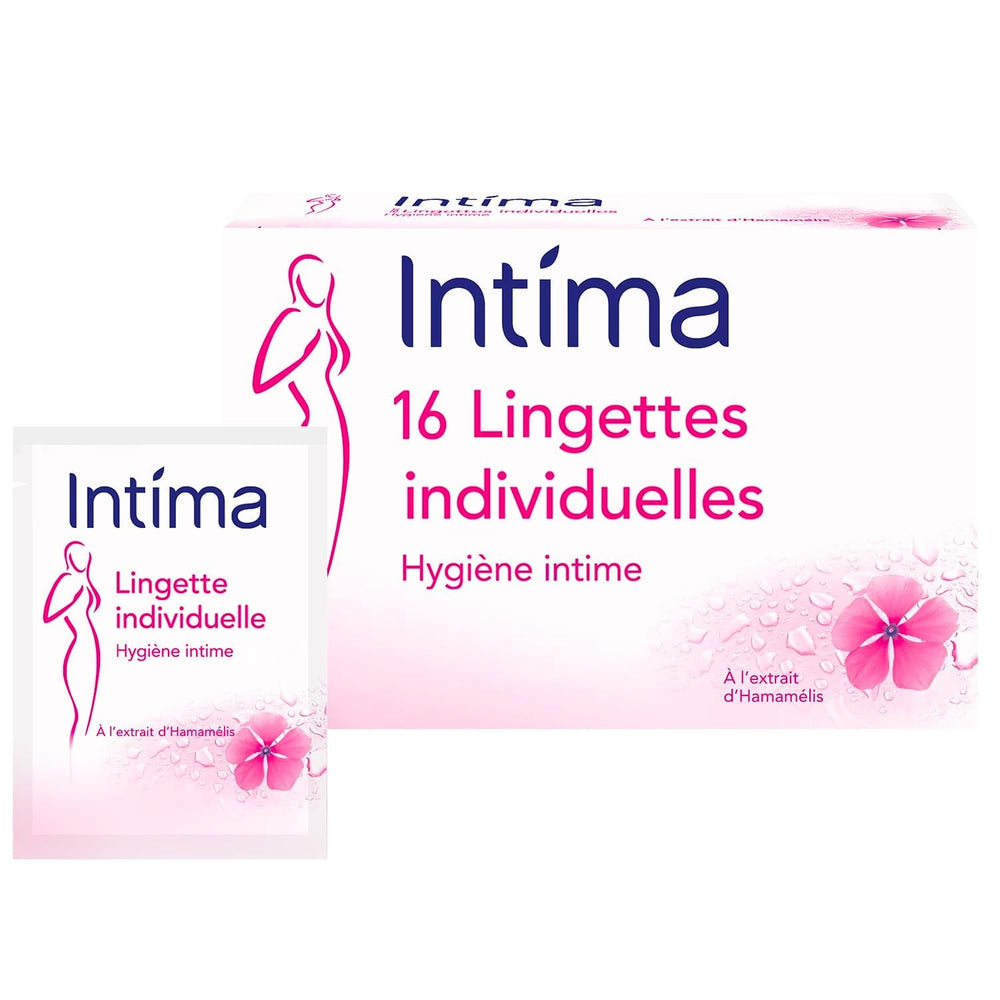 Lingettes nettoyantes à l'hamamélis, 2 paquets de 16 lingettes chacun