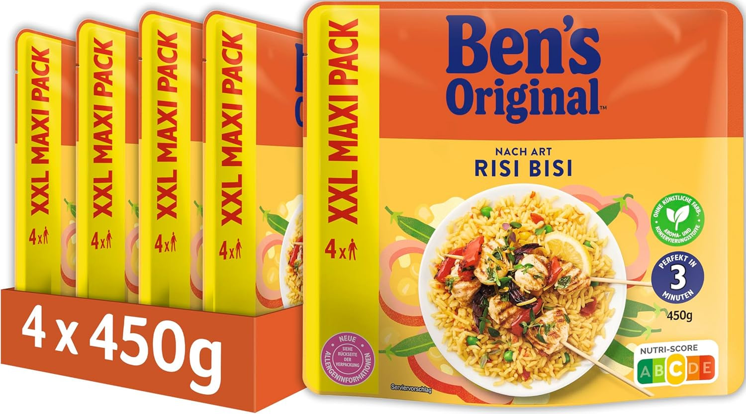 BEN'S ORIGINAL™ Riz express mexicain 6 x 220g