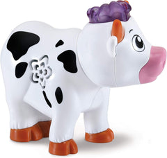 Vtech Tip Tap Baby Animals - Cow - Jucărie interactivă cu lumină și muzică pentru jocuri de rol imaginative - Pentru copii cu vârsta între 1-5 ani Jucarii Bebe Naty Shop