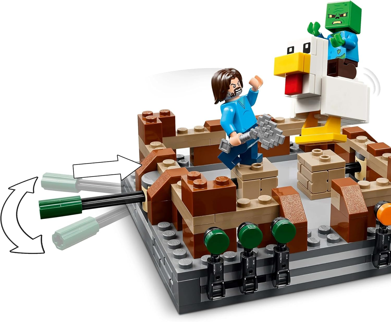 LEGO Minecraft Forest Manor avec ring de boxe - Set de jeu avec zombies et Oberborst - Jouet de construction interactif avec équipement et pistes - Cadeau pour garçons et filles à partir de 10 ans - 21272 Jeux de construction Besuche den LEGO-Store