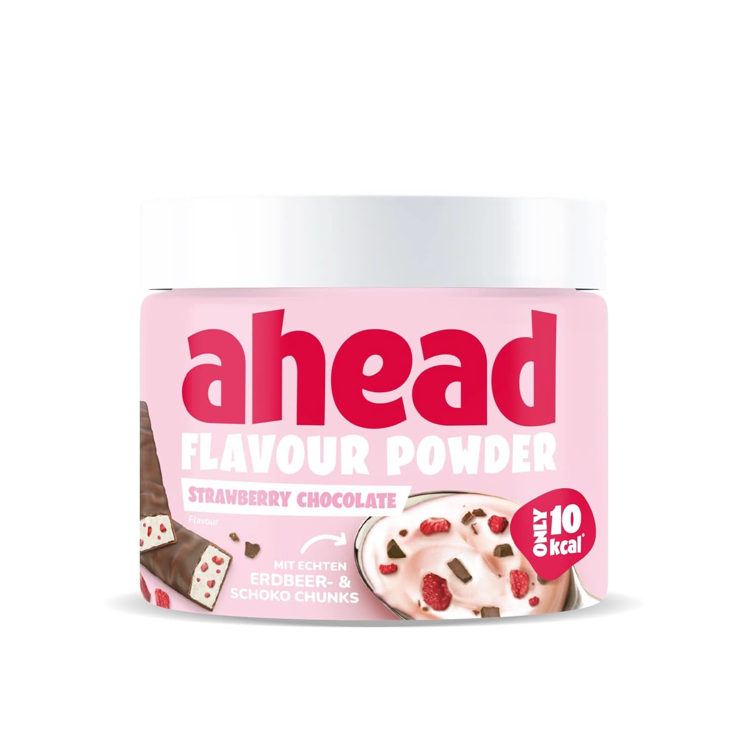 Ahead Flavor Powder, Fraise Chocolat 250 grammes, 83 portions Arome Naty Shop Fraise Chocolat
