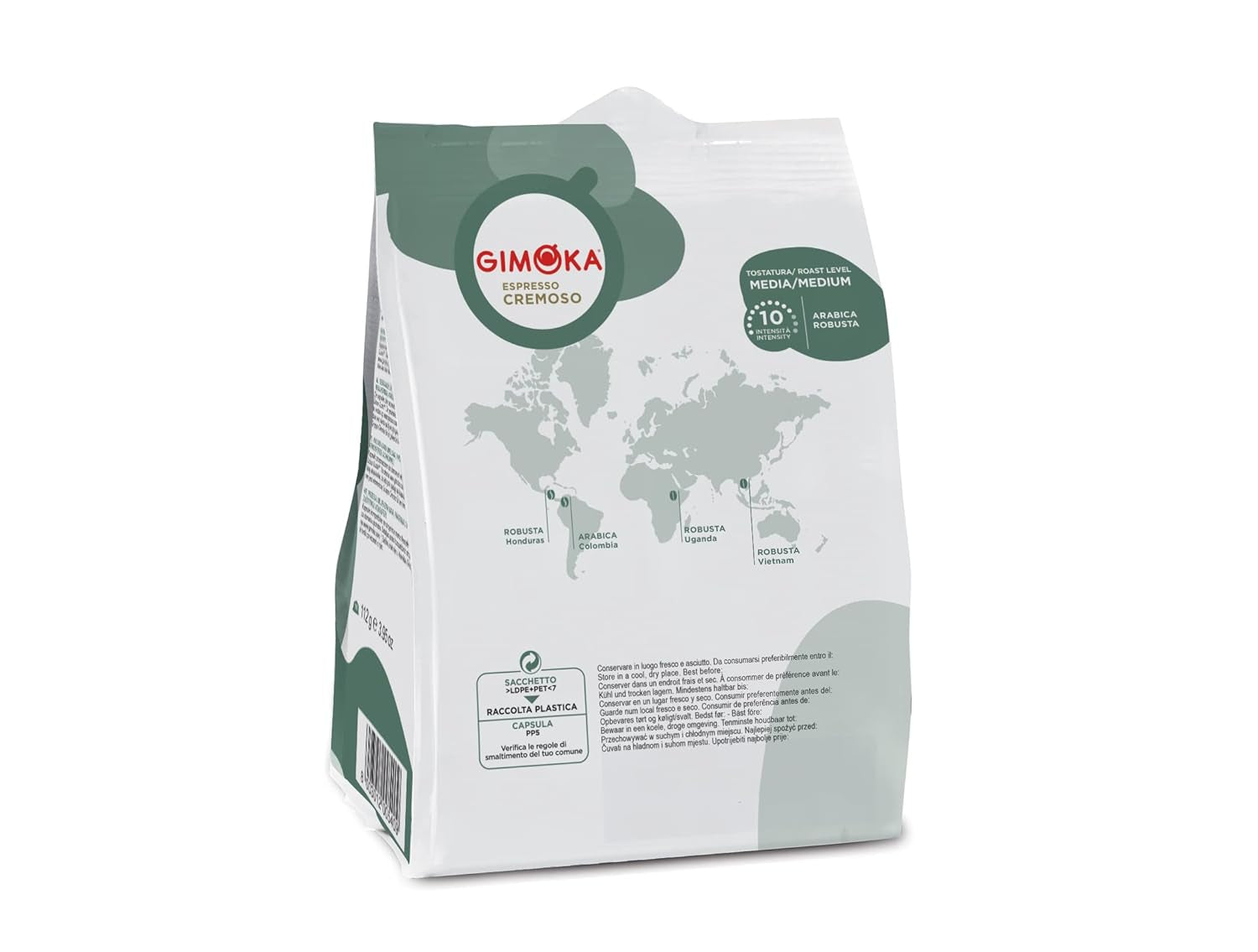 Gimoka - Compatible Pour Nescafè - Dolce Gusto - 64 Kapsel - Goût Crémeux - Intensité 10 - Made In Italy - 4 Packungen Zu 16 Kapseln