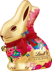 Lindt Gold Bunny Flower Edition - Paquet de 4 chocolats au lait de qualité supérieure de Pâques (4 x 200 g)