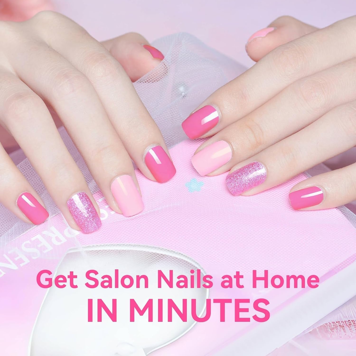 Lipici de unghii Makartt extra puternic pentru unghii artificiale, uscare rapidă în 5 secunde, lipici acrilic pentru vârfuri de unghii sau unghii reparate, nu necesită întărire cu lampa UV, 7 ml