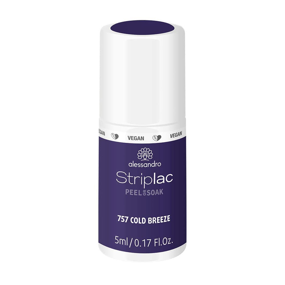 alessandro Striplac UV-Nagellack Flat White – Facile et facile à utiliser – Application facile grâce à la technologie Peel-Off – Vegan et sans alcool – 8 ml