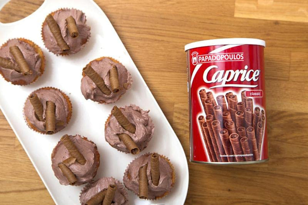 Napolitană PAPADOPOULOU CAPRICE cu cremă de cacao și alune de pădure 400G