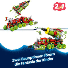 LEGO DREAMZzz Mateos Sprühdosen-Truck - Jeu avec 2 Baumodi, Boostern modulaires et 5 figurines, Daunter Cooper et Mr. Oz - Cadeaux pour les filles et les jeunes à partir de 9 ans - 71499
