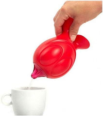 Distributeur de sucre Alessi "GINO ZUCCHINO" en résine thermoplastique, rouge