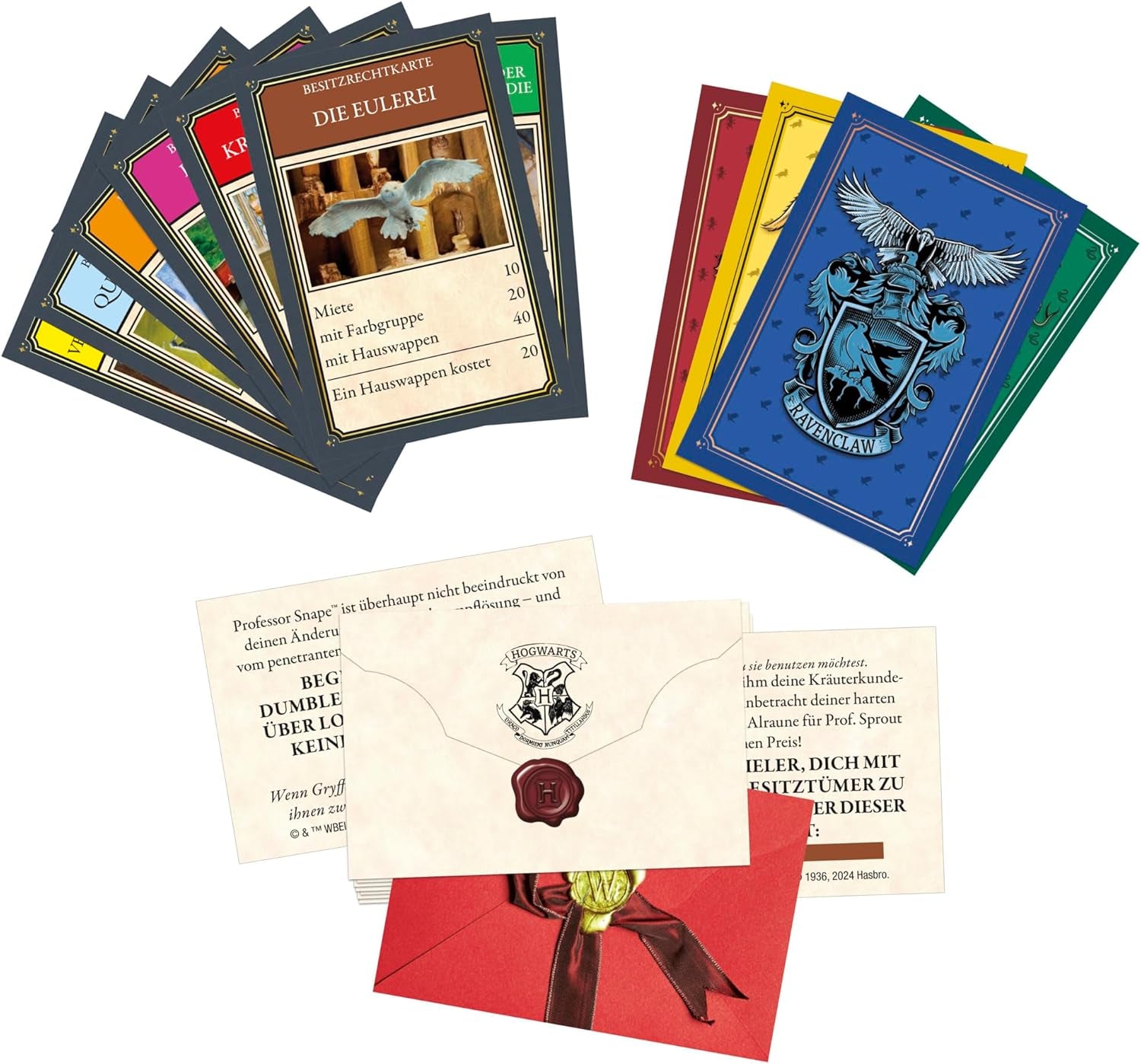 Jeu de société Monopoly édition Harry Potter, jeu familial pour 2 à 6 joueurs, à partir de 8 ans - Version allemande