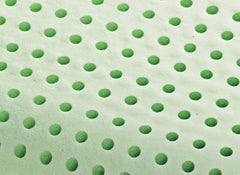 Oreiller orthopédique de soutien du cou - Aloe biologique - Aloe Vera Oreiller viscoélastique Hauteur 14 cm Housse 100% coton Oreiller visco - Oreiller en mousse à mémoire de forme - Fabriqué en Italie Naty Shop Oreillers standards