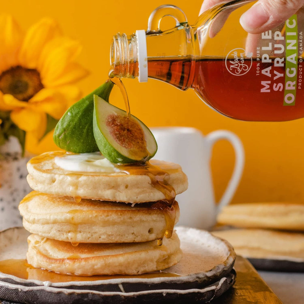 Maplefarm - Sirop d'érable foncé biologique pur canadien, catégorie A, foncé, saveur forte - 250 ml Édulcorants Naty Shop