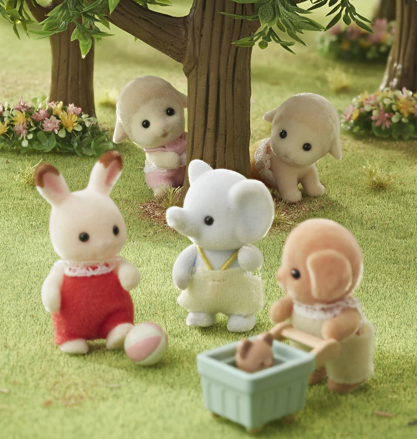 Sylvanian Families 5621 Schaf Zwillinge - Figurines pour maison de poupées