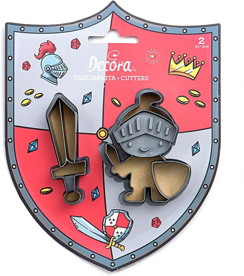 0255053 BOITE A BISCUITS ROI EN PLASTIQUE, 2 PIÈCES, Argent