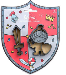 0255053 BOITE A BISCUITS ROI EN PLASTIQUE, 2 PIÈCES, Argent