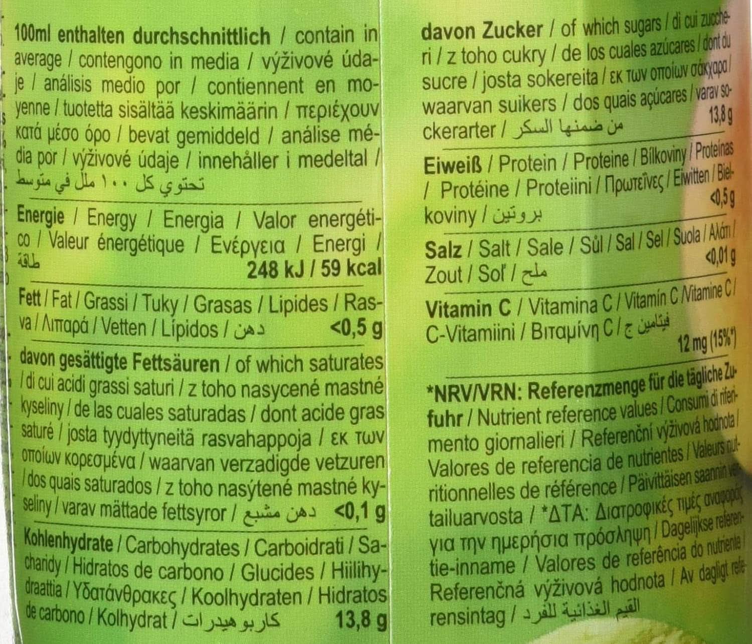 Rauch Happy Day Mangue | Boisson raffinée au fruit de la passion | Beaucoup de vitamine C | 6 x 1 litre, Tetra Prisma Naty Shop