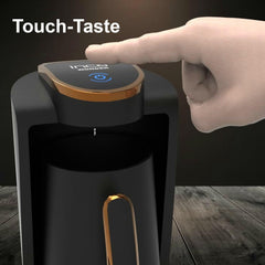Café turc Inca | Machines turques Kahve | 250 ml (1 à 4 tasses) | 400W | IKM-01 | Protection contre les déversements et l'ébullition sans eau | Plaque chauffante en acier inoxydable | Arrêt automatique | Pour un café turc parfait