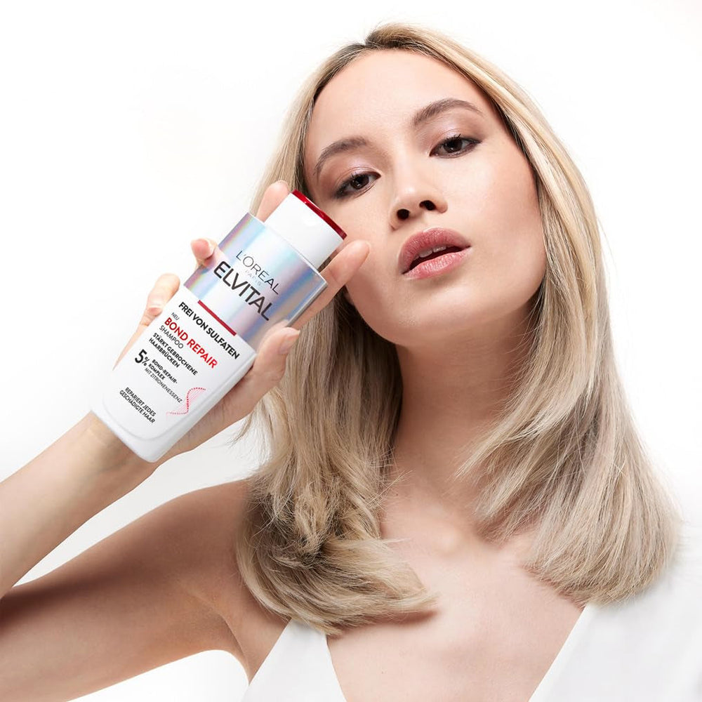 L'Oréal Paris Elvital Bond Repair Shampooing, Nettoyant doux pour la réparation des cheveux L'Oréal Douche et Bain