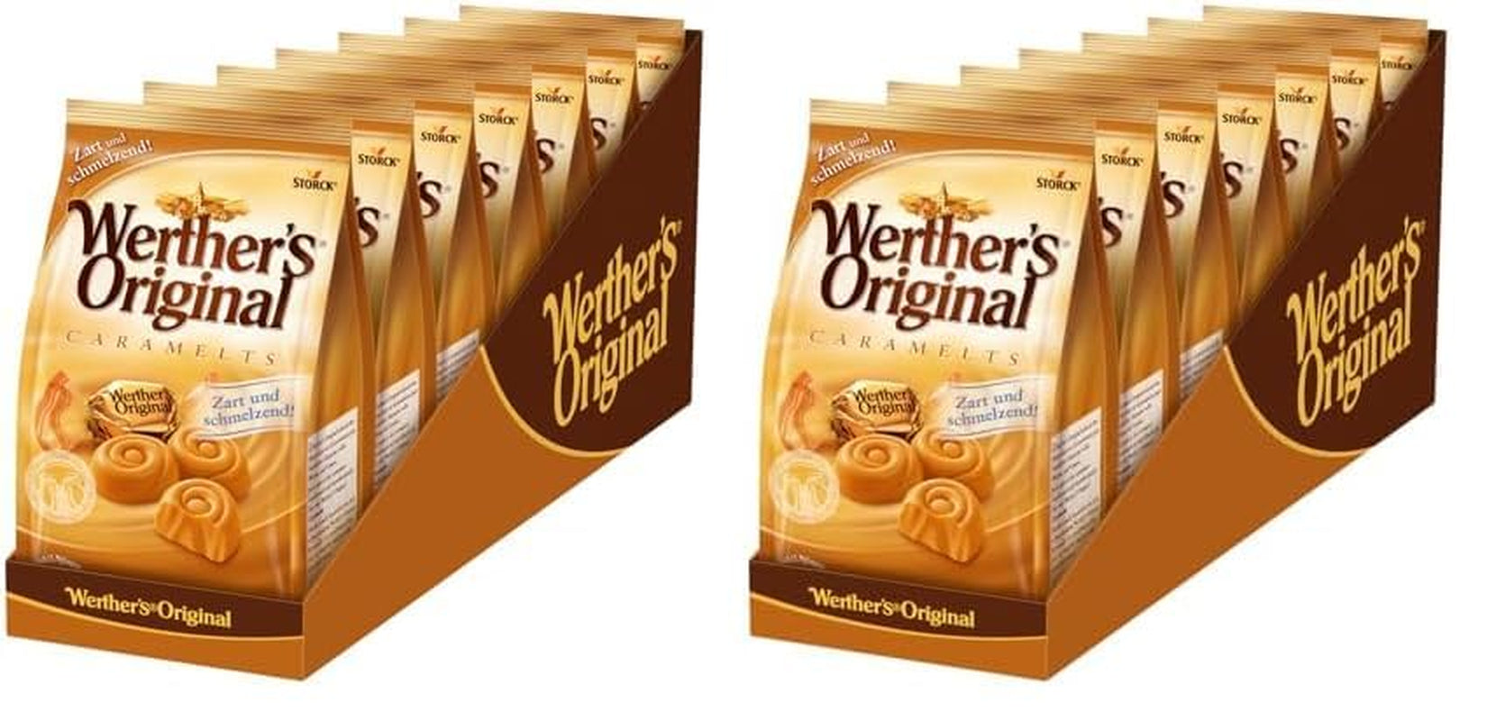 Carameluri – 2 x 7 x 153g (14 x 153g) – Dulciuri caramelizate care se topesc în gură