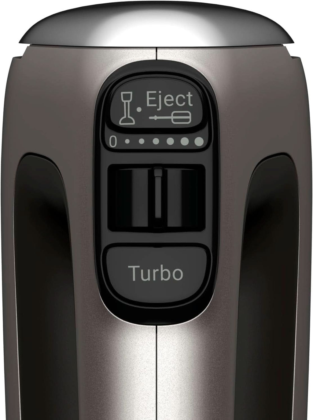 Tefal HT650E Power Mix Silence Handmixer | 600 Watt | Variabler Geschwindigkeitsregler | Turbo- Und Auswurf-Funktion | Extrem Leiser Motor | Inkl. 2 Rührbesen Und 2 Knethaken | Grau Bucatarie Naty Shop