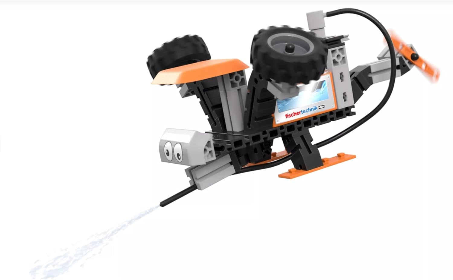 fischertechnik Junior Pro 576100 – Konstruktionsspielzeug für Kinder, Baukasten mit 7 Modellen inkl. Löschfahrzeuge, ab 5 Jahren, orange