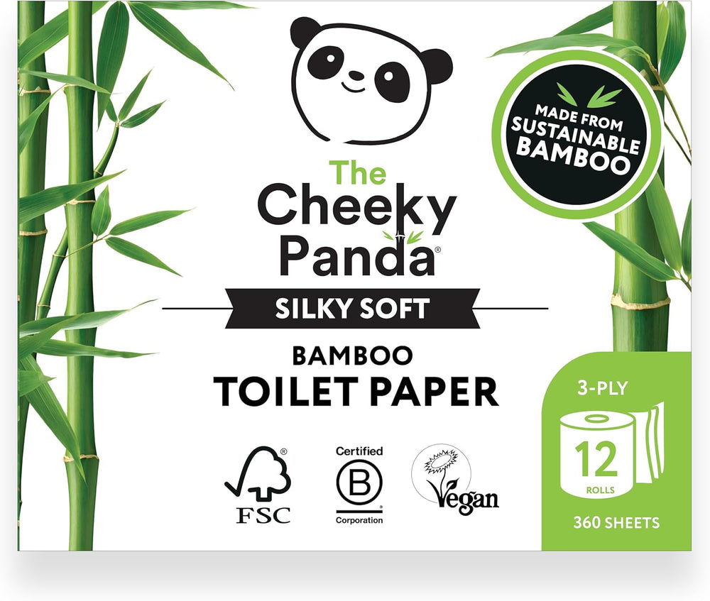 Les serviettes de cocktail en bambou Cheeky Panda | serviettes blanches 100 pièces serviettes en papier