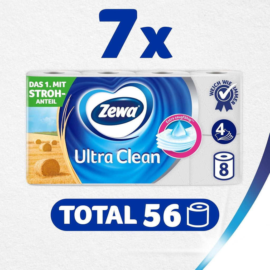 Zewa Ultra Senses hârtie igienică 56 bucăți, 7X 8 role