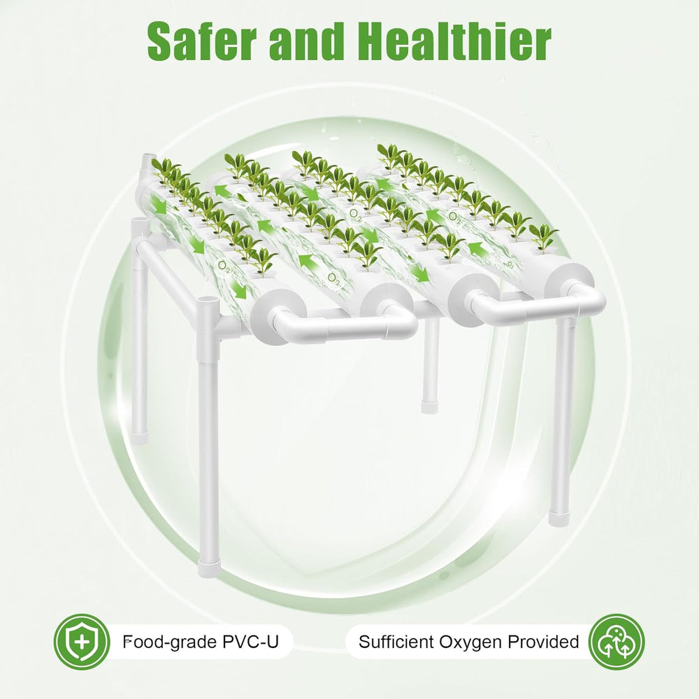 Hydroponique verticale 1 couche 36 positions tour hydroponique 3,5x4,5 cm panier hydroponique jardin boîte de culture verticale ensemble complet expérience hydroponique