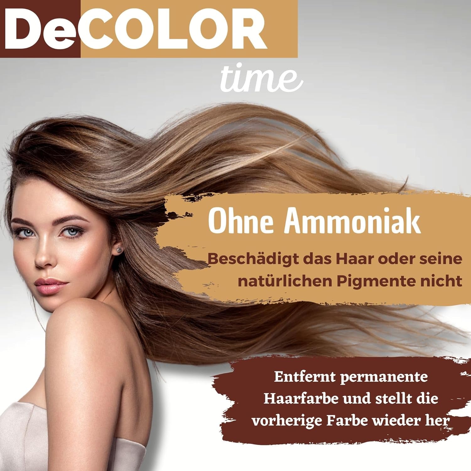 Sistemul de vopsire a părului DeColor Time | îndepărtarea vopselei de păr | aduceți înapoi culoarea naturală a părului | îndepărtarea culorii vopsite | 330 ml Vopsea pentru par Naty Shop