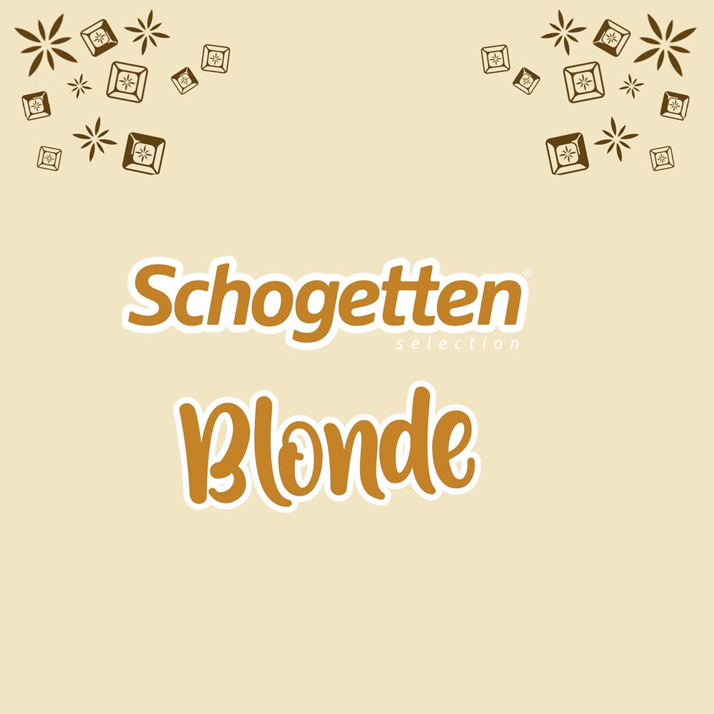 Schogetten Blonde Caramel | Caramel au chocolat blanc et morceaux de caramel | Tablette de chocolat 100g | Idéalement portionné
