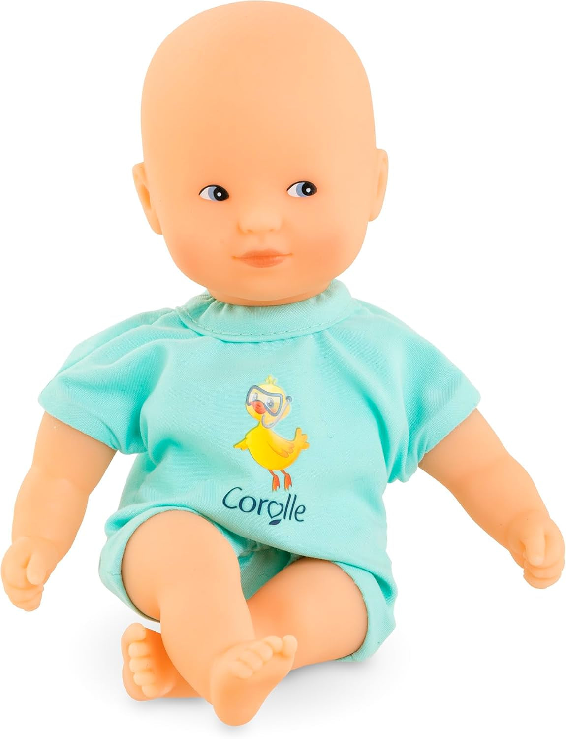 Corolle - Meine erste Babypuppe, Mini-Bada, blau, 20 cm, ab 18 Monaten, 9000120310