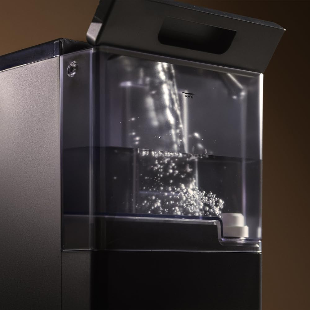 Machine à expresso compacte Cecotec Cremmaet Cube, 1350 W, système de pressage 10 g, système de pré-infusion, 19 bars, système thermobloc, 5 réglages de mouture, panneau de commande tactile