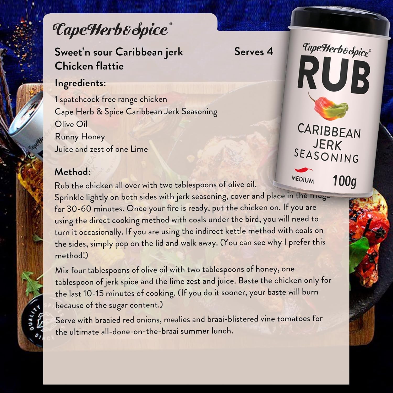Rub Caraïbes Jerk, 100g