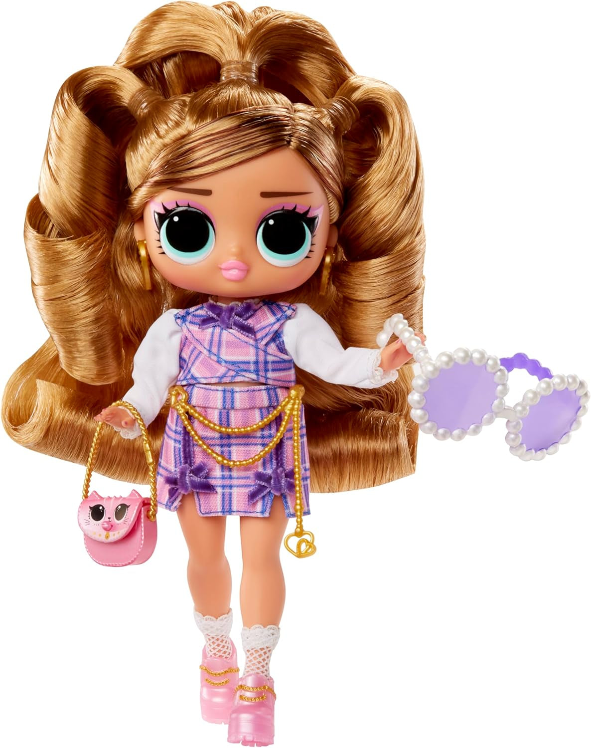 Mdr Surprise ! Tweens Core Doll - Fancy Girl - Comprend 1 poupée mannequin avec tenue et accessoires, 4 objets de collection, Rose