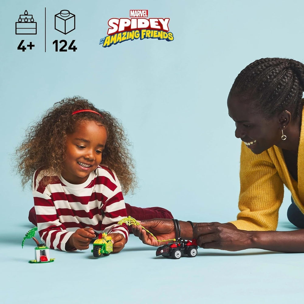 LEGO Marvel Action Fun avec Spin et Electro dans leurs Dino Speedsters, voiture de super-héros à construire pour garçons et filles à partir de 4 ans, ensemble de héros avec petite voiture, Spidey et ses super amis 11198 Jeux de construction Beuche den LEGO-Store