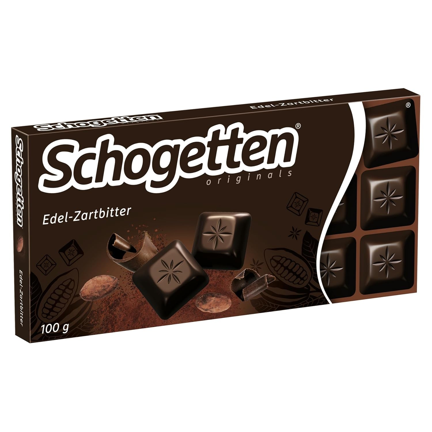 Chocolat noir Schogetten (50% de cacao), 100 g