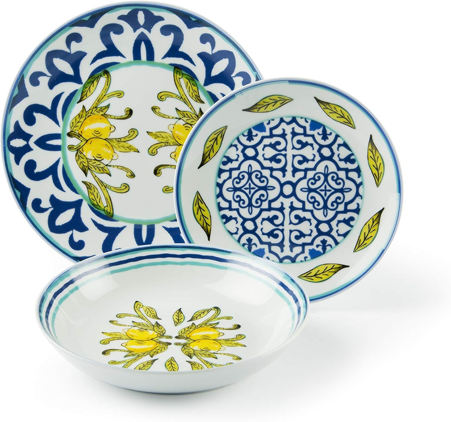 Service de table Excelsa Amalfi, 18 pièces, porcelaine