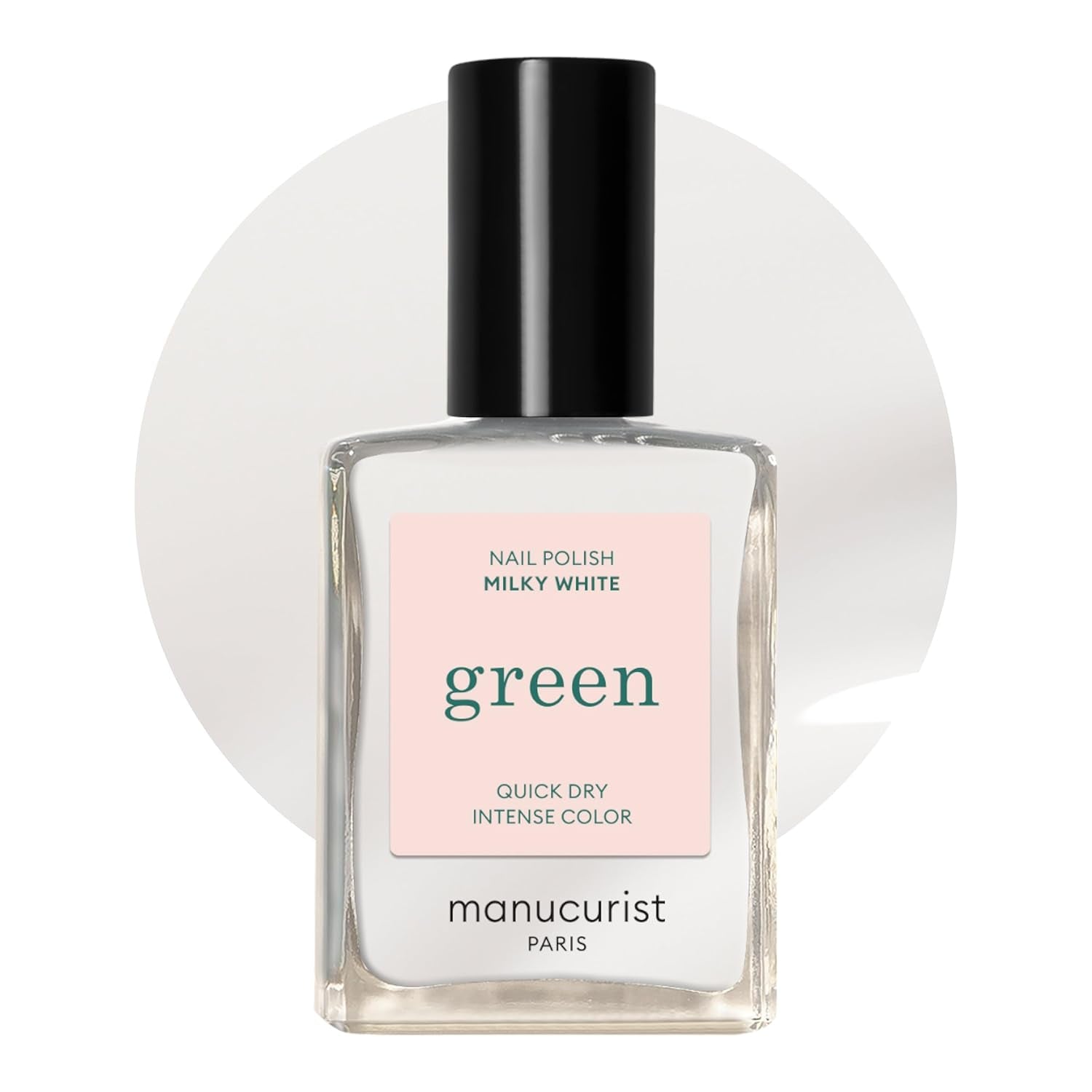 Manucurist Green - Vernis à ongles Rosy Beige Shell Beige - Vernis à ongles à séchage rapide - Ongles DIY - Vegan 12-Free - À base de plantes - Vernis à ongles - Fabriqué en France