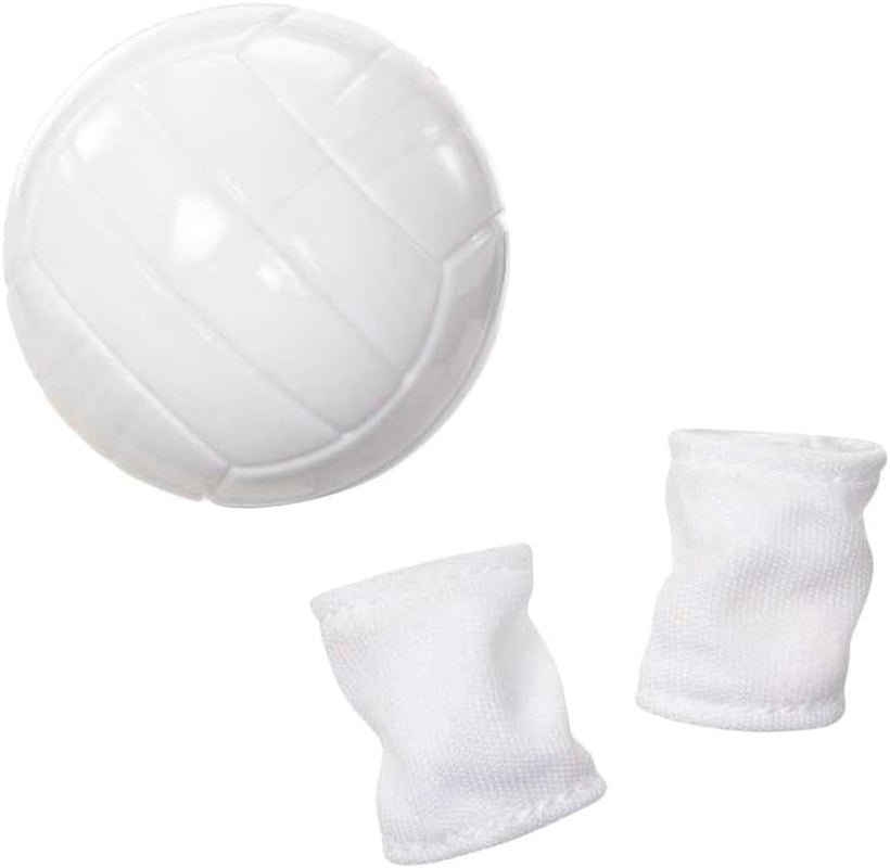 Barbie Made to Move - Poupée Joueuse de Volley-ball avec T-shirt et Ballon - 22 articulations pour un jeu réaliste, Comprend Volley-ball et vêtements de sport, Poupées HKT72 Naty Shop