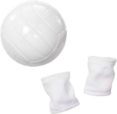 Barbie Made to Move - Poupée Joueuse de Volley-ball avec T-shirt et Ballon - 22 articulations pour un jeu réaliste, Comprend un équipement de Volley-ball et de Sport, HKT72