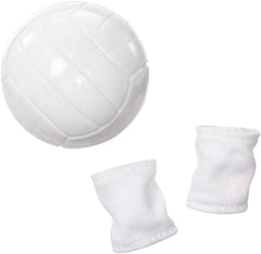Barbie Made to Move - Poupée Joueuse de Volley-ball avec T-shirt et Ballon - 22 articulations pour un jeu réaliste, Comprend Volley-ball et vêtements de sport, Poupées HKT72 Naty Shop