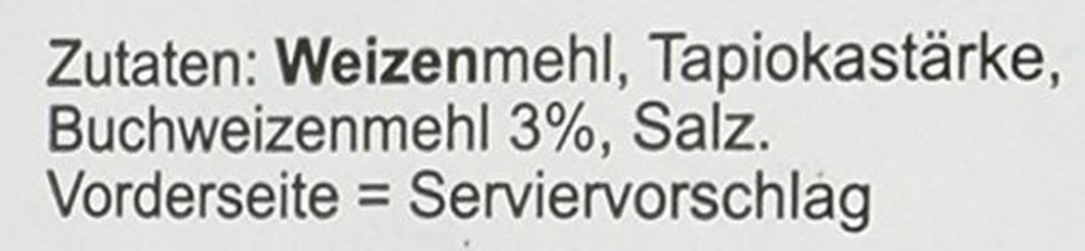 Nouilles de sarrasin Sempio (cuisinière), paquet de 4 (4 x 300g)